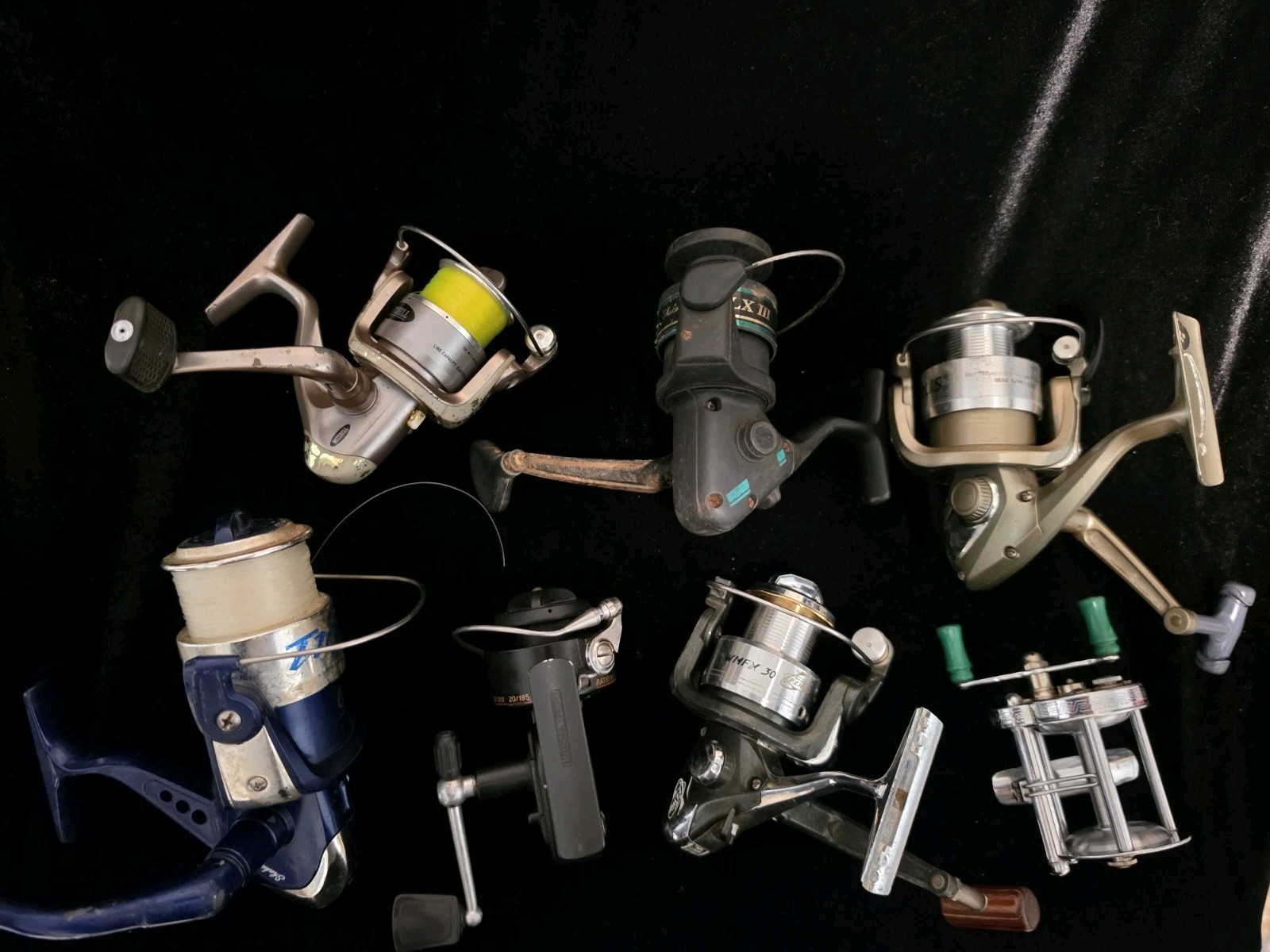 ​Huge Lot of 7 Fishing Reels - Mitchell, Pflueger, Shakespeare, Lew\'s - As-Is