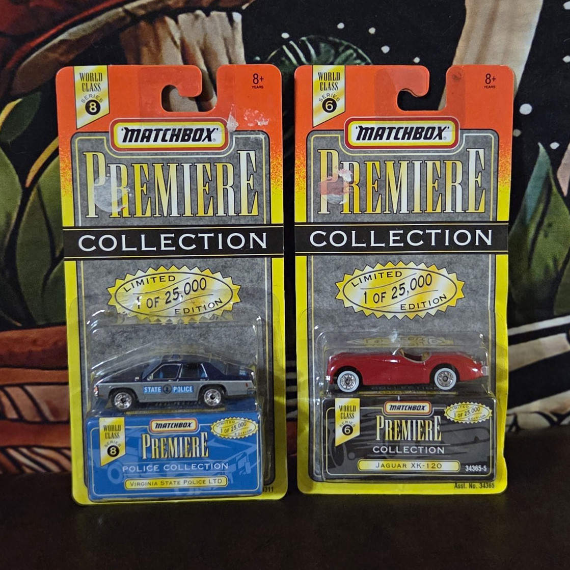 Matchbox Premiere Collection Limited Edition Lot of 2 - Jaguar & Police