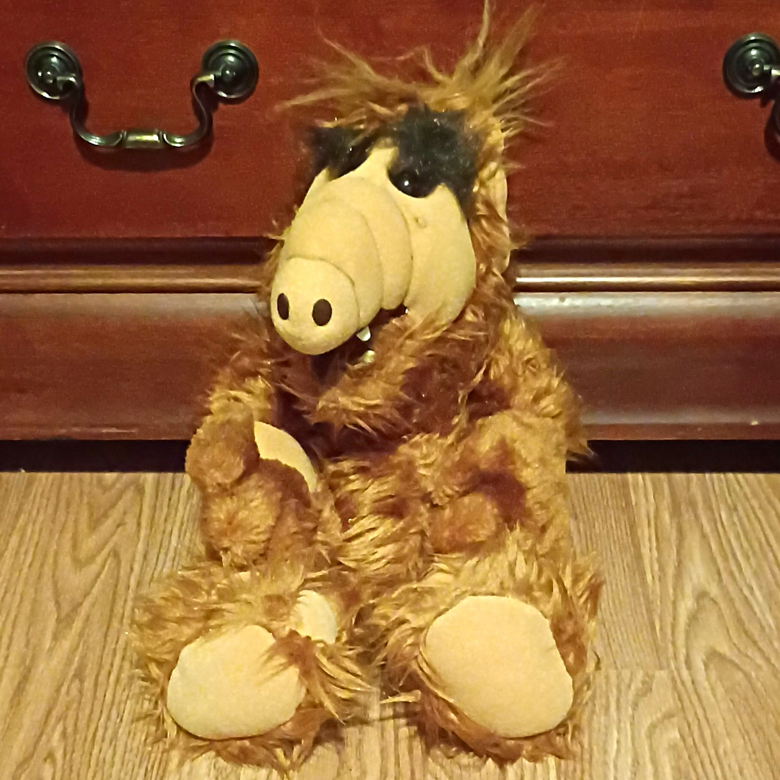Coleco ALF Alien Plush Stuffed Toy Brown/Beige standard size 