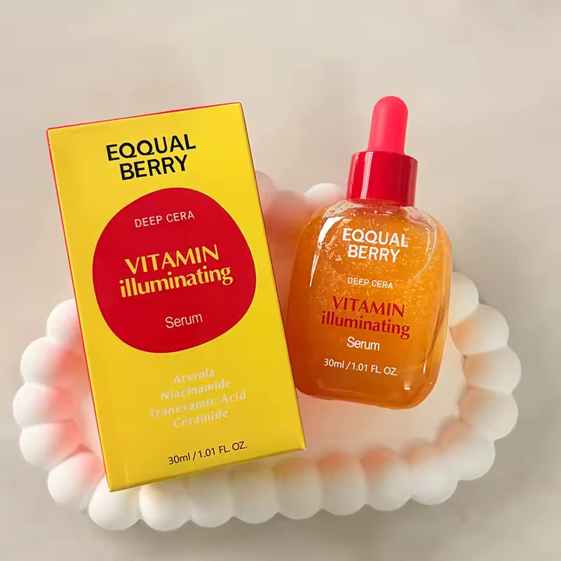 Korean EQQUAL Berry Vitamin Illuminating Serum 30ml Brightening Glow Face Care