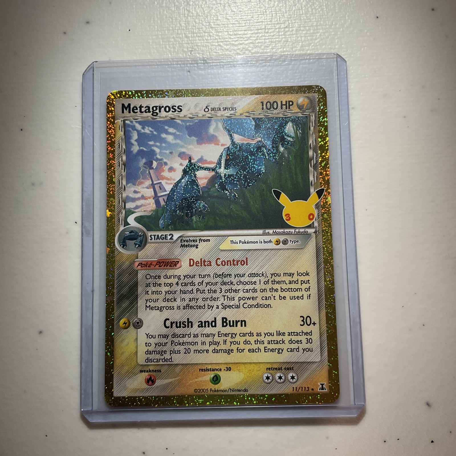 Metagross (Delta Species) 11/113 Me: 30th Celebration EX-01 Holo Pokemon
