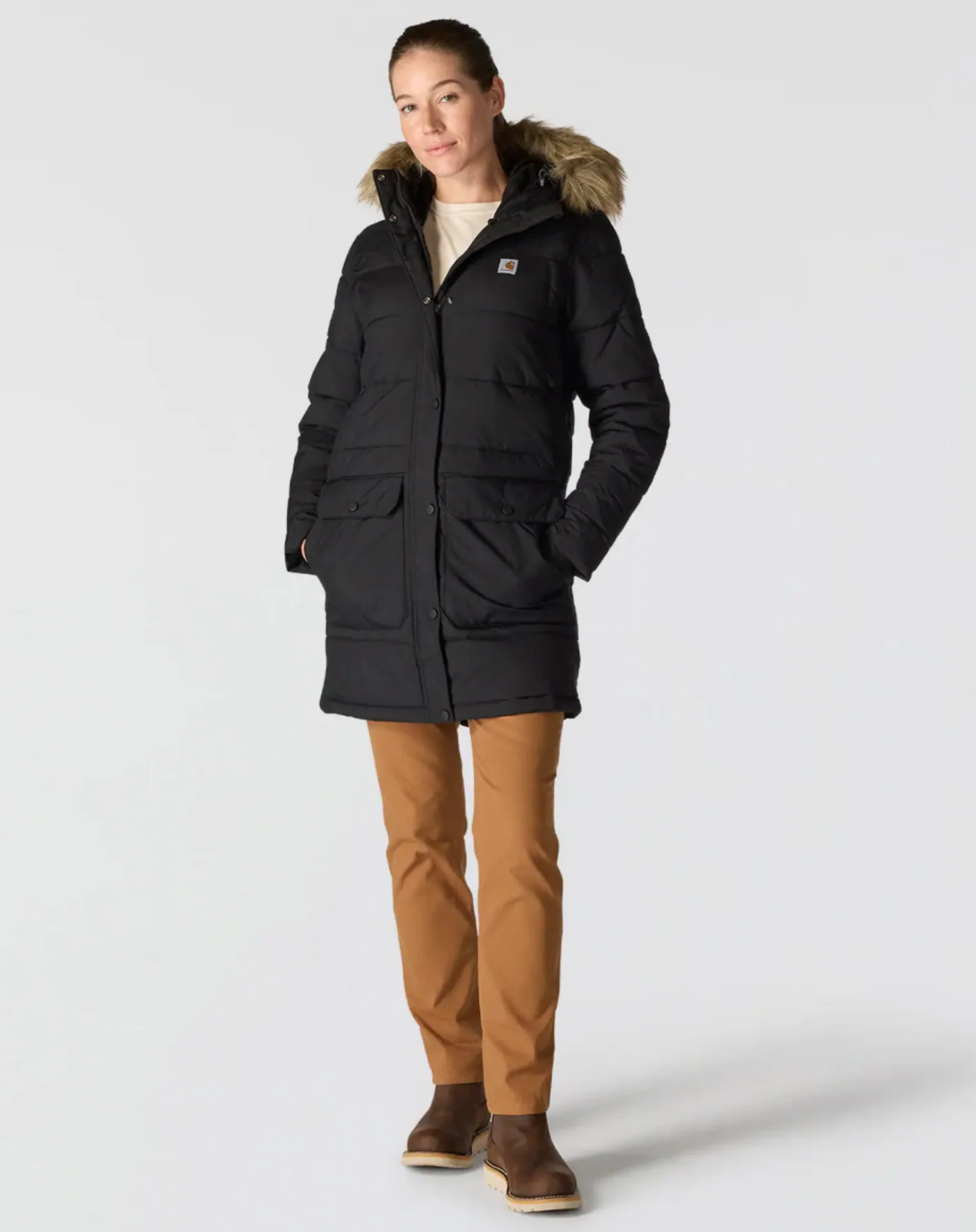 NWT Carhartt Women\'s LARGE Montana Insulated Coat H2O Repellent ~ FAST SHIP OUT