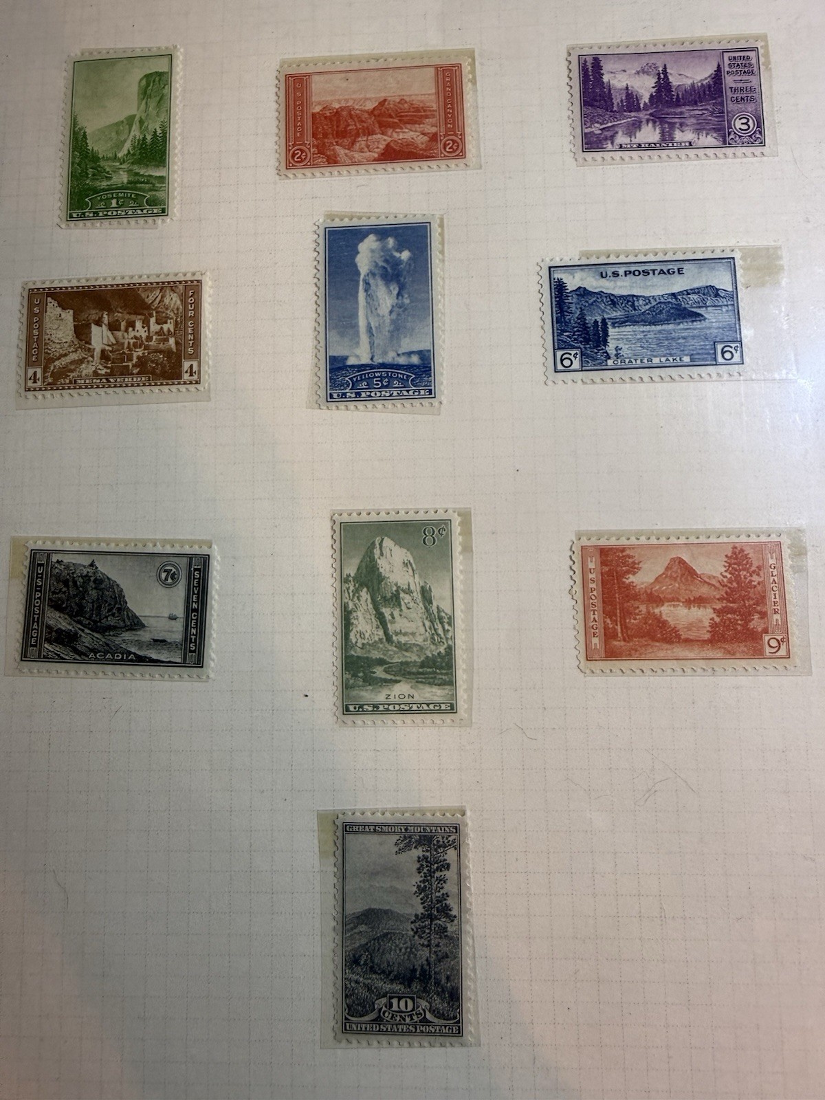 U.S.  Nature Postage Stamp  MNH 1931-1940