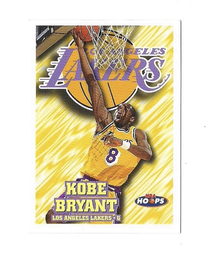 SkyBox 1997-98 NBA Hoops Kobe Bryant Los Angeles Lakers Base Set #75