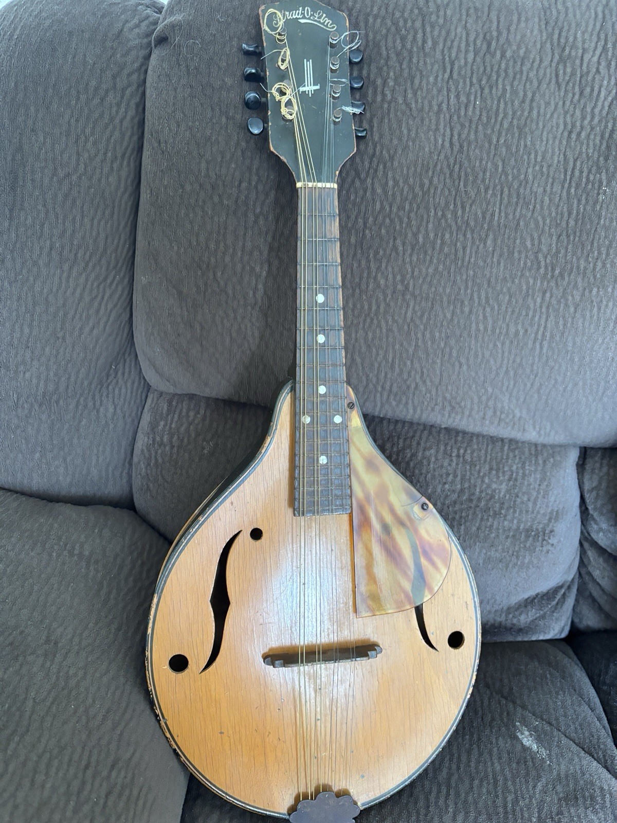 VTG 1940-50s Strad-O-Lin A-Style Mandolin 25” Playable Great Tone (see desc)