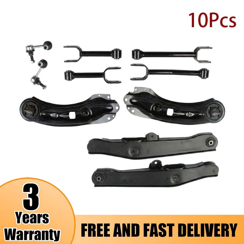 10*Rear Upper & Lower Control Arm & Sway Bar Link For 2011-2020 Dodge Journey