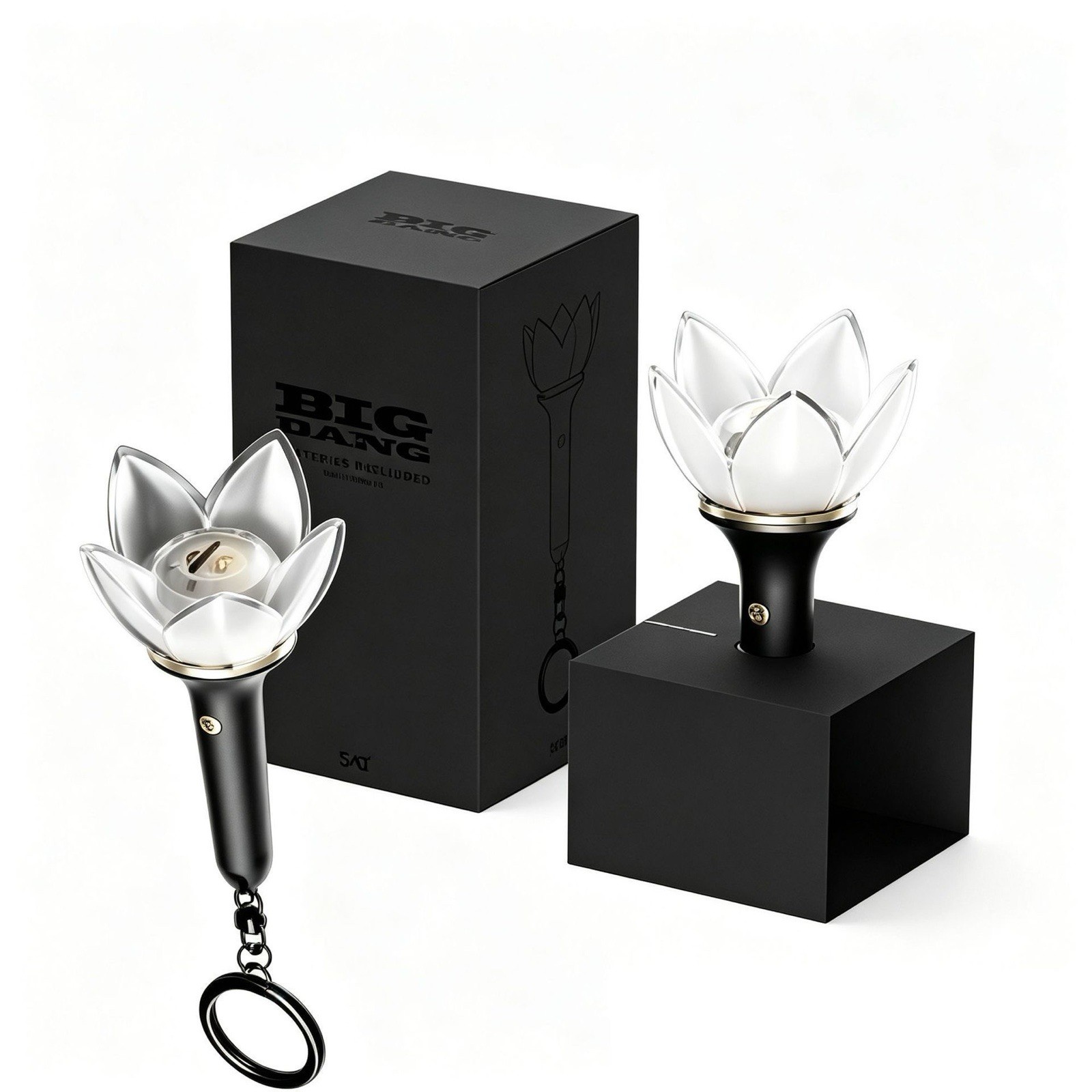 BIGBANG Official Mini Bang Bong Light Stick Keyring 20th Anniversary Edition K-p