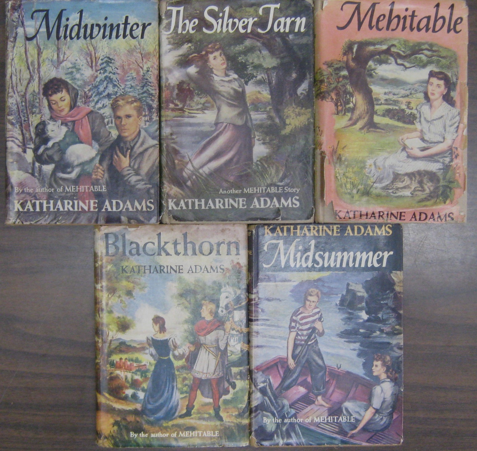 NOVELS BY KATHARINE ADAMS - Lot of 6 - 1920-1931