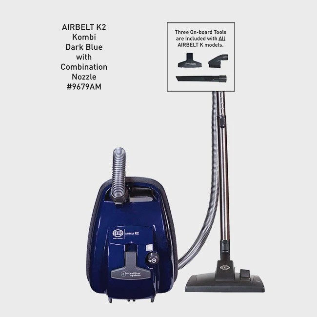 Sebo Airbelt K2 Kombi Canister with Dual-Purpose Head 9679AM