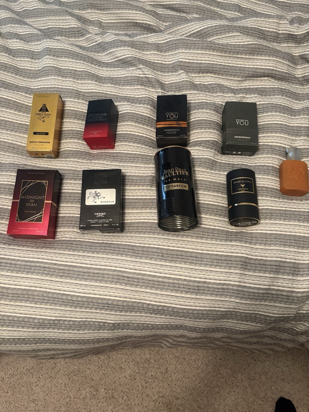 Paco Rabanne, Creed, JPG, Spicebomb Men\'s Mixed Fragrance Spray Lot Wood&Coco