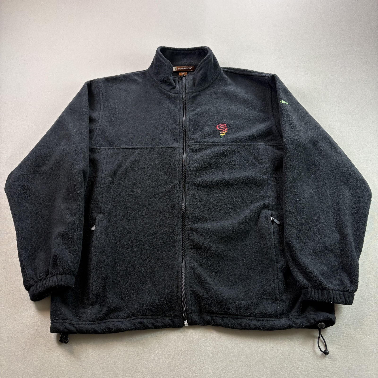 Vintage Jamba Juice Jacket Fleece Mens Medium Black Employee Smoothie Full Zip Vintage Jamba Juice Jacket Fleece Mens Medium Black Employee Smoothie Full Zip