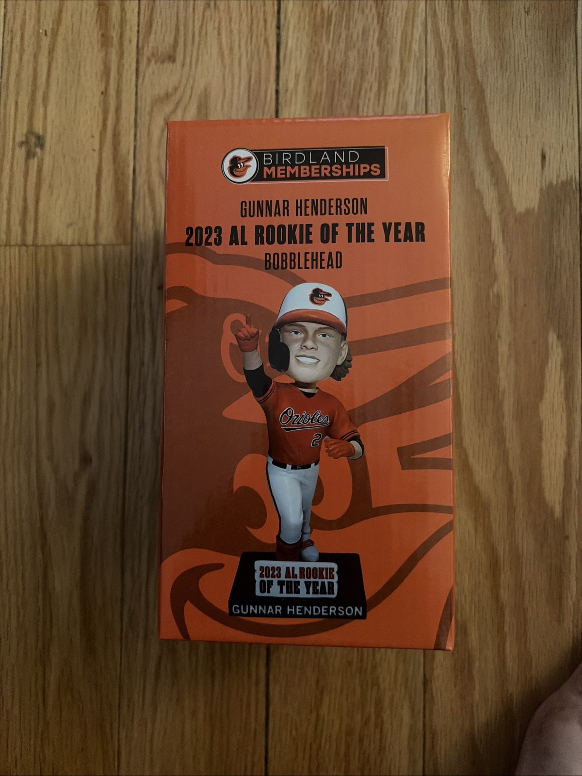Baltimore Orioles Gunnar Henderson Bobblehead 2023 Birdland Members ROY 