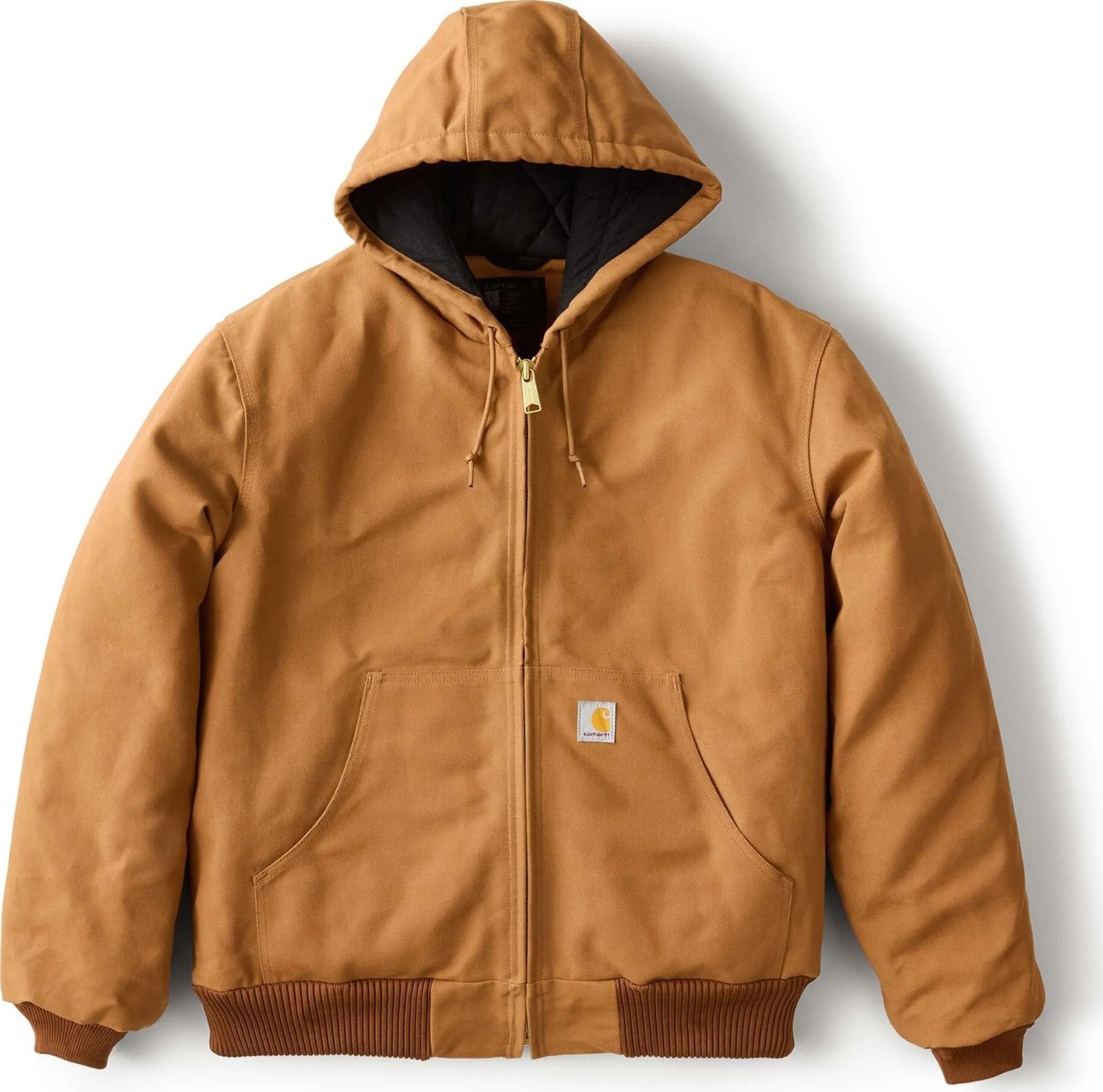 Carhartt 106673 Iconic J140 Firm Duck Active Jac Hooded Jacket / FULL SIZE - NEW Carhartt 106673 Iconic J140 Firm Duck Active Jac Hooded Jacket / FULL SIZE - NEW
