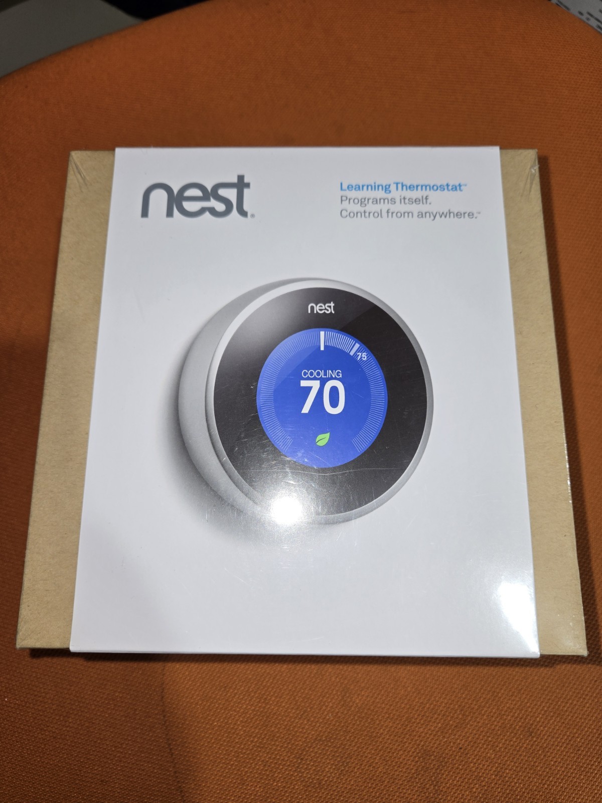 Nest T200577 Learning Thermostat (2nd Generation)  Stainless Steel New Sealed