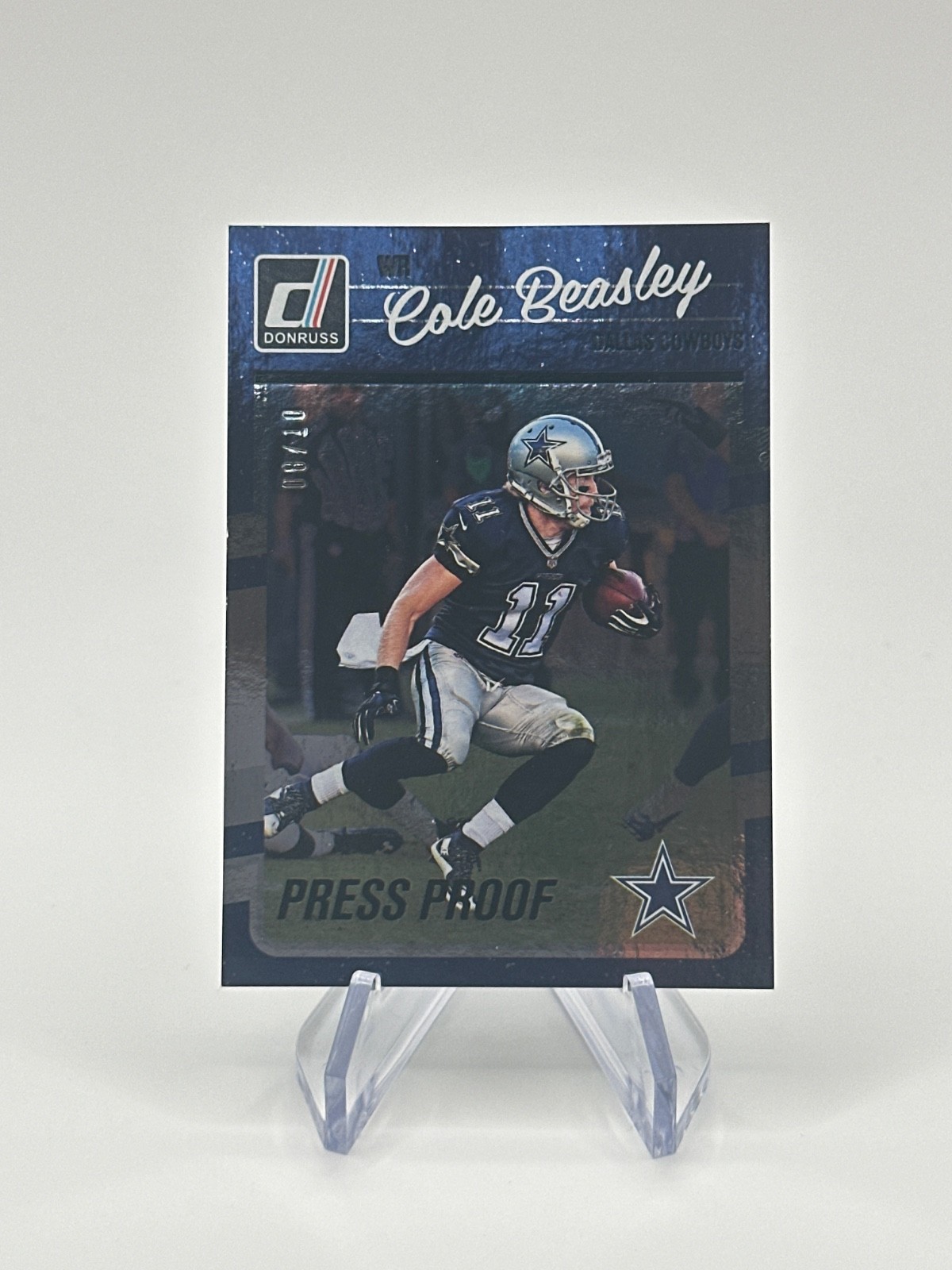 2016 Donruss - #81 Cole Beasley Press Proof /10 Cowboys