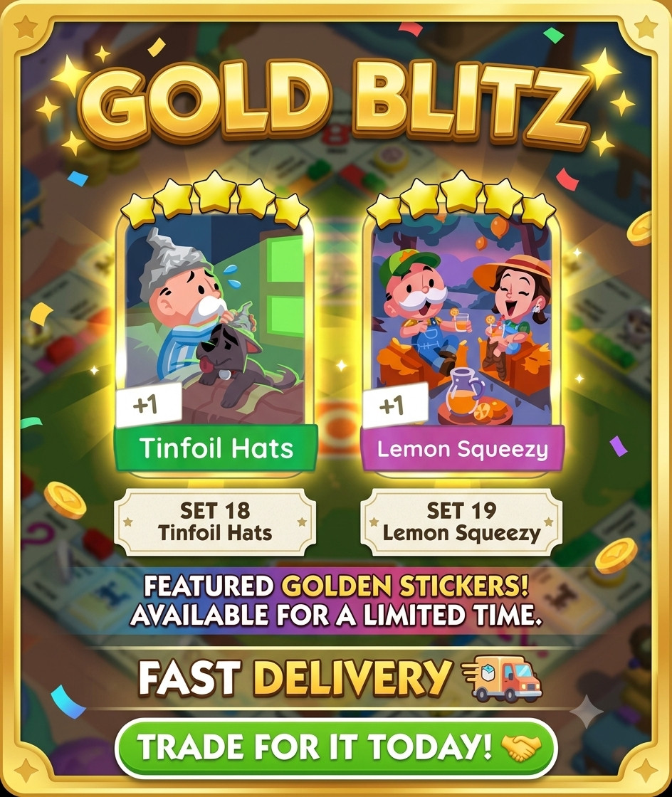 Monopol.y ⚡ Golden blitz ⚡4⭐Family Portrait  & The Goods ⚡ Fast delivery
