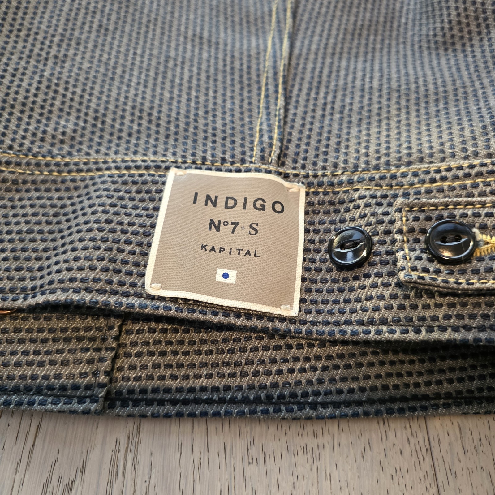 Kapital Century Denim No.7S Westerner Jacket Indigo Sashiko Japan Size 40 Long Kapital Century Denim No.7S Westerner Jacket Indigo Sashiko Japan Size 40 Long