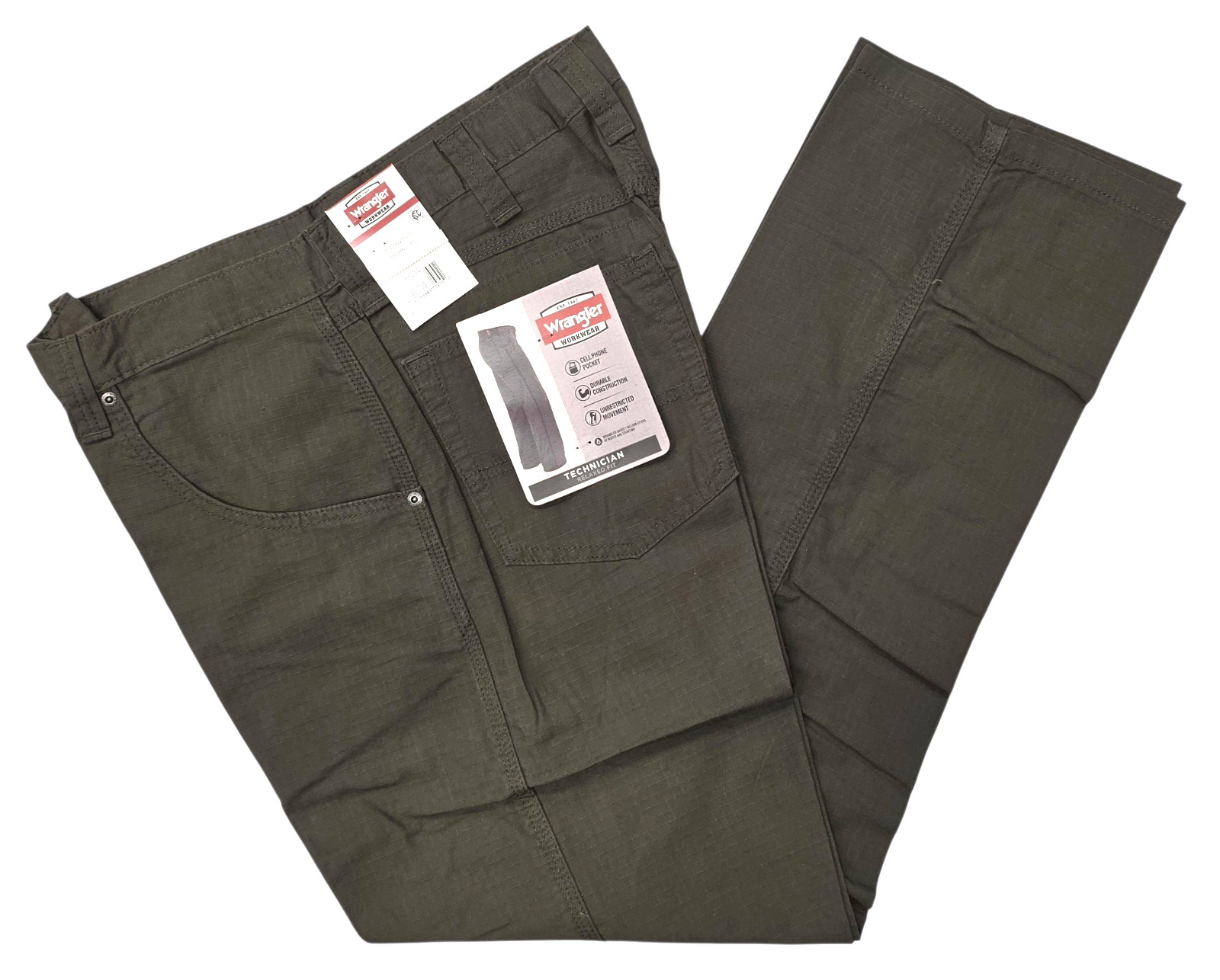 Wrangler #11850 NEW Men's Technician Relaxed Fit Pants
