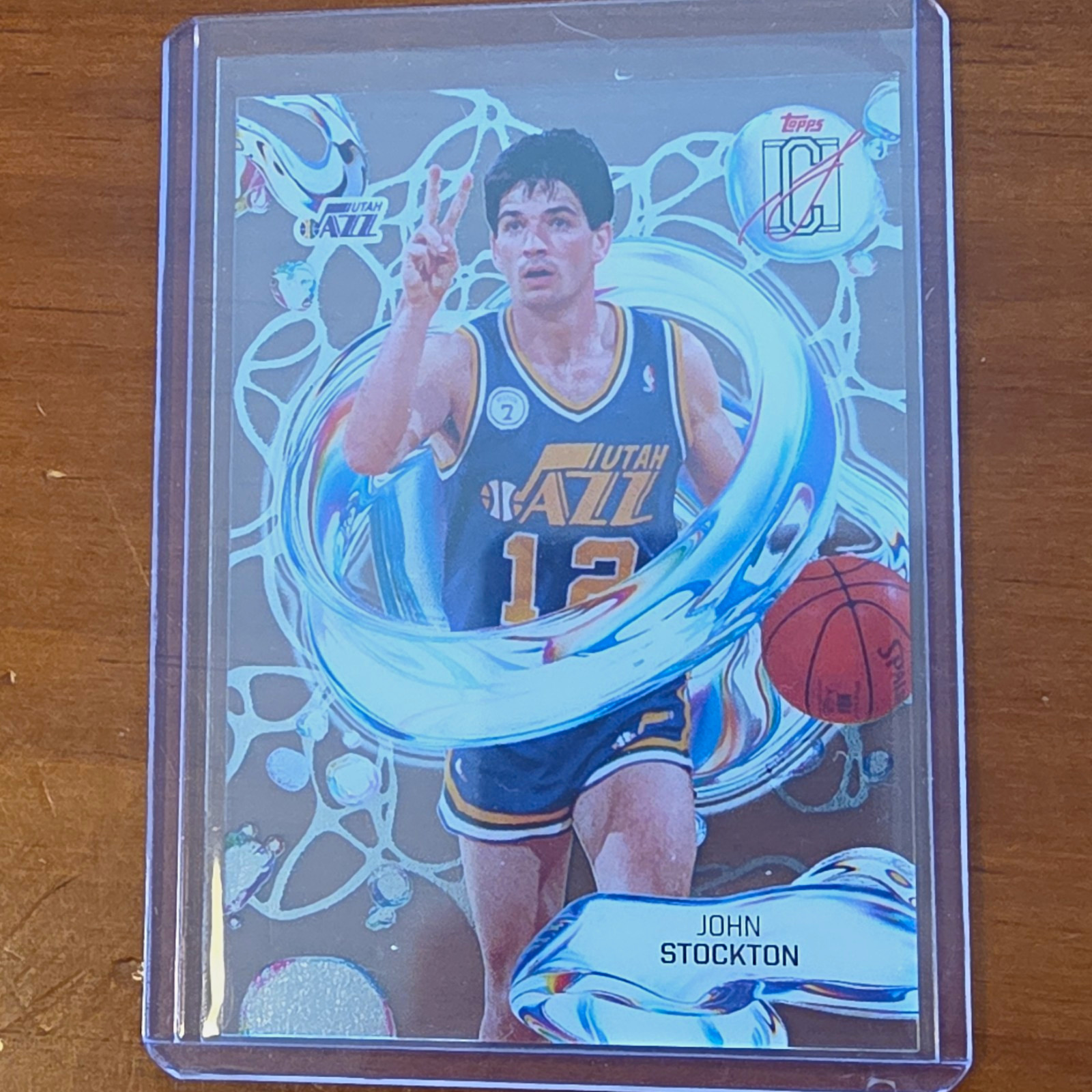 TOPPS 2026 TOPPS SIGNATURE CLASS JOHN STOCKTON UTAH JAZZ FLUIDITY FD-14