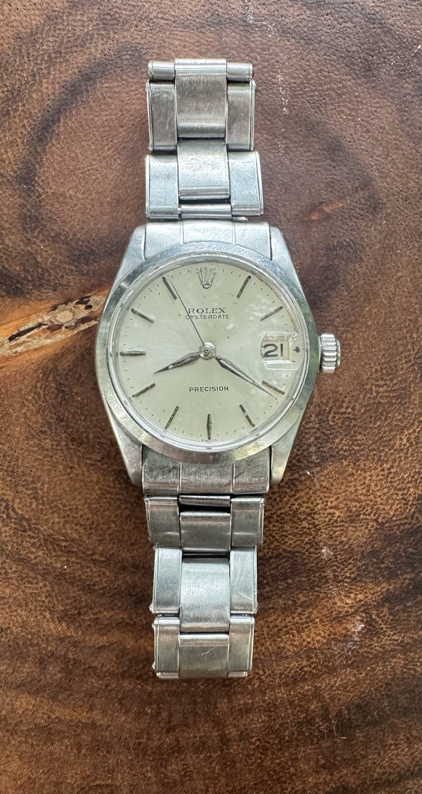 Vintage Rolex Oysterdate Precision 6466 1964 Serviced Original Bracelet Running Vintage Rolex Oysterdate Precision 6466 1964 Serviced Original Bracelet Running