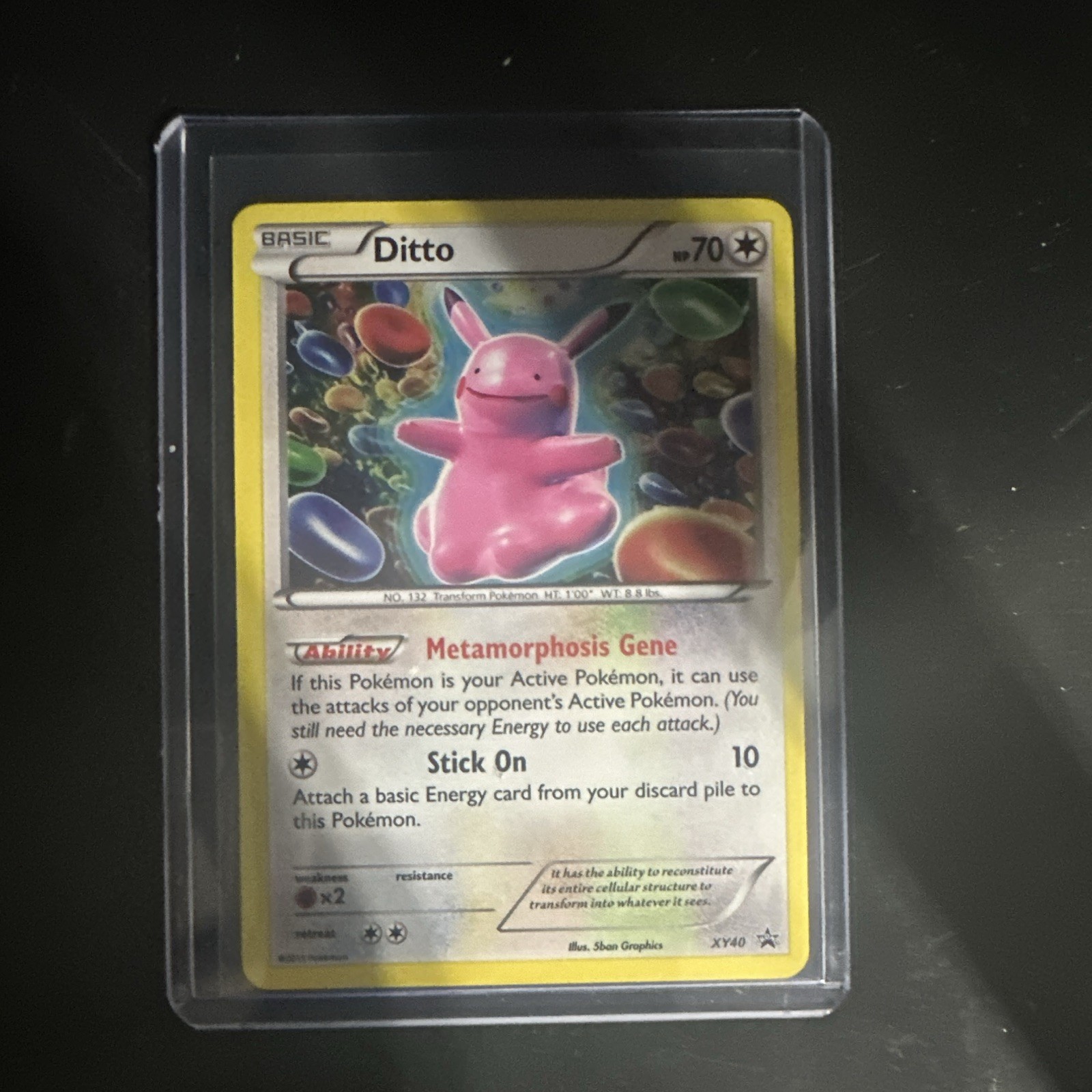 Ditto Pikachu XY40 XY Holo 2015. Ungraded PSA 9. Great Condintion.
