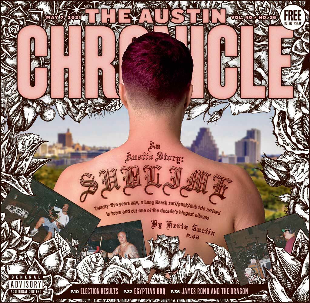 The Austin Chronicle Sublime/Paul Leary Music Austin FC May 2021 NM Unread 