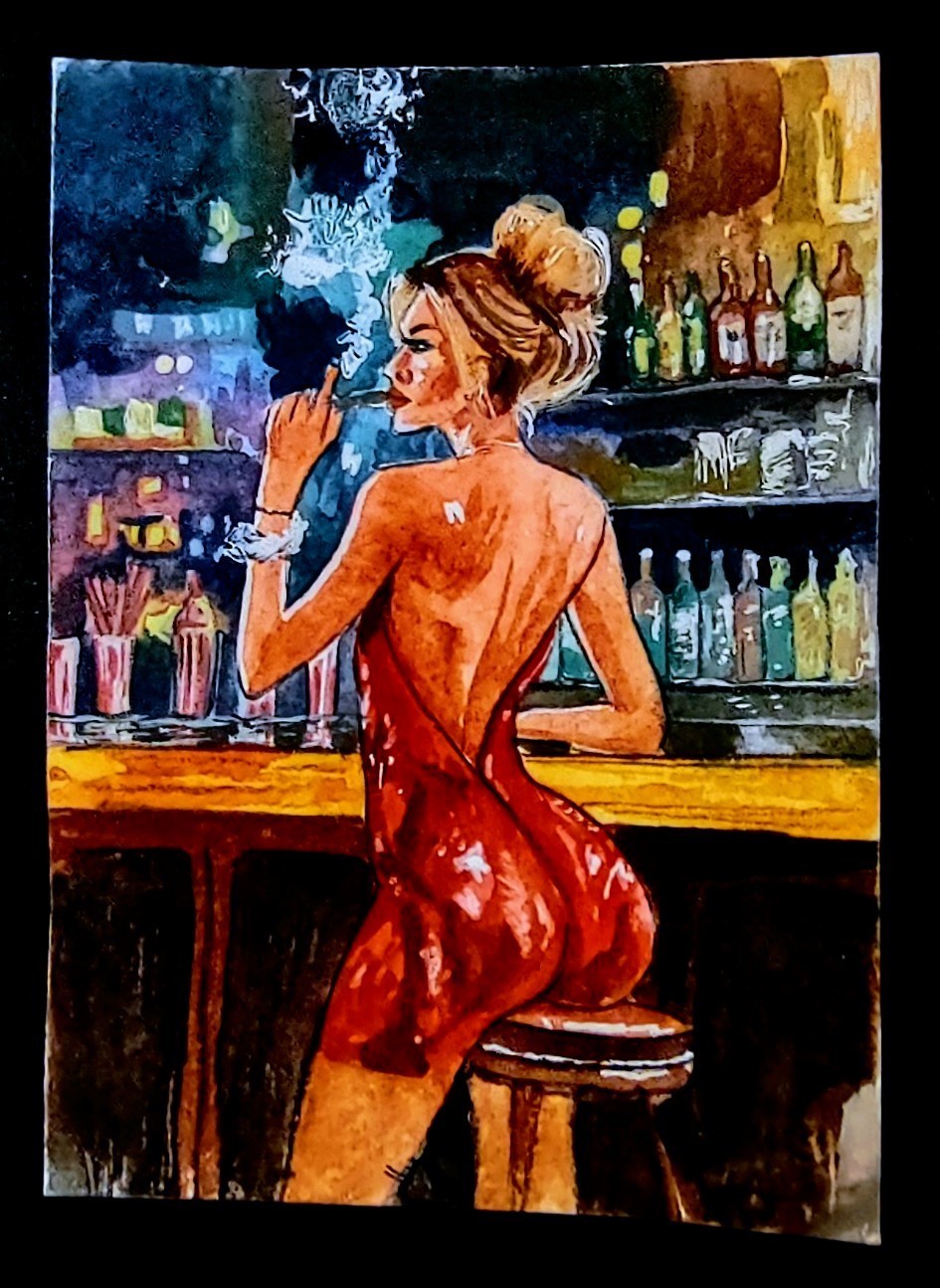 ACEO Hand Painted Art Card. Signed By Artist. Hand Painted Not A Print ACEO Hand Painted Art Card. Signed By Artist. Hand Painted Not A Print