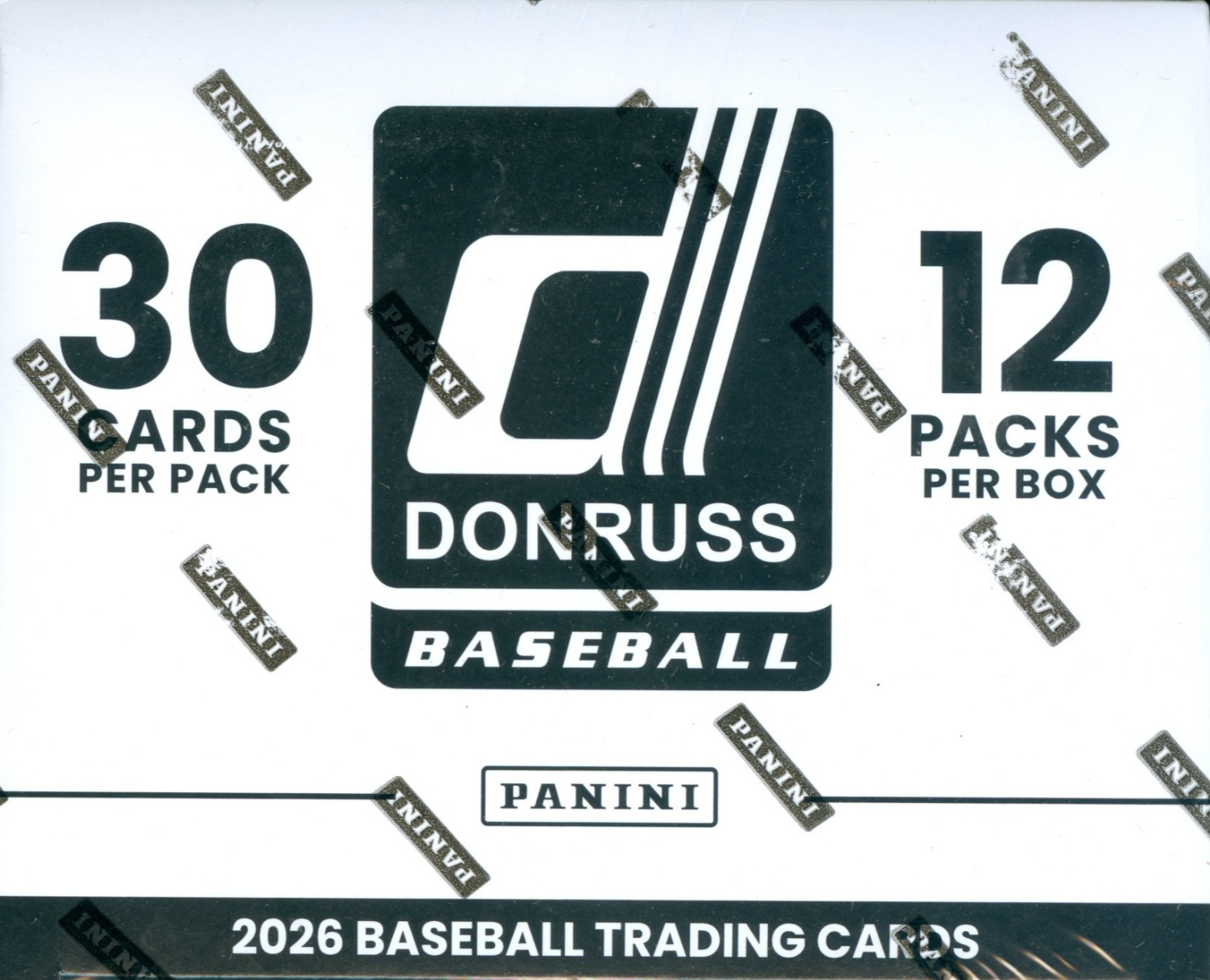 2026 Panini Donruss Baseball Factory Sealed Jumbo Cello Value Fat Pack Box