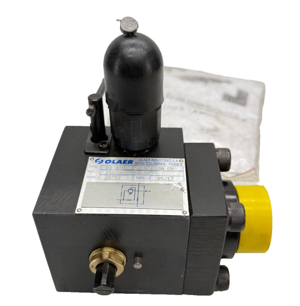 Parker Olaer DI16MS/1/330 CV Standard Accumulator Safety Block, 330bar, 16mm