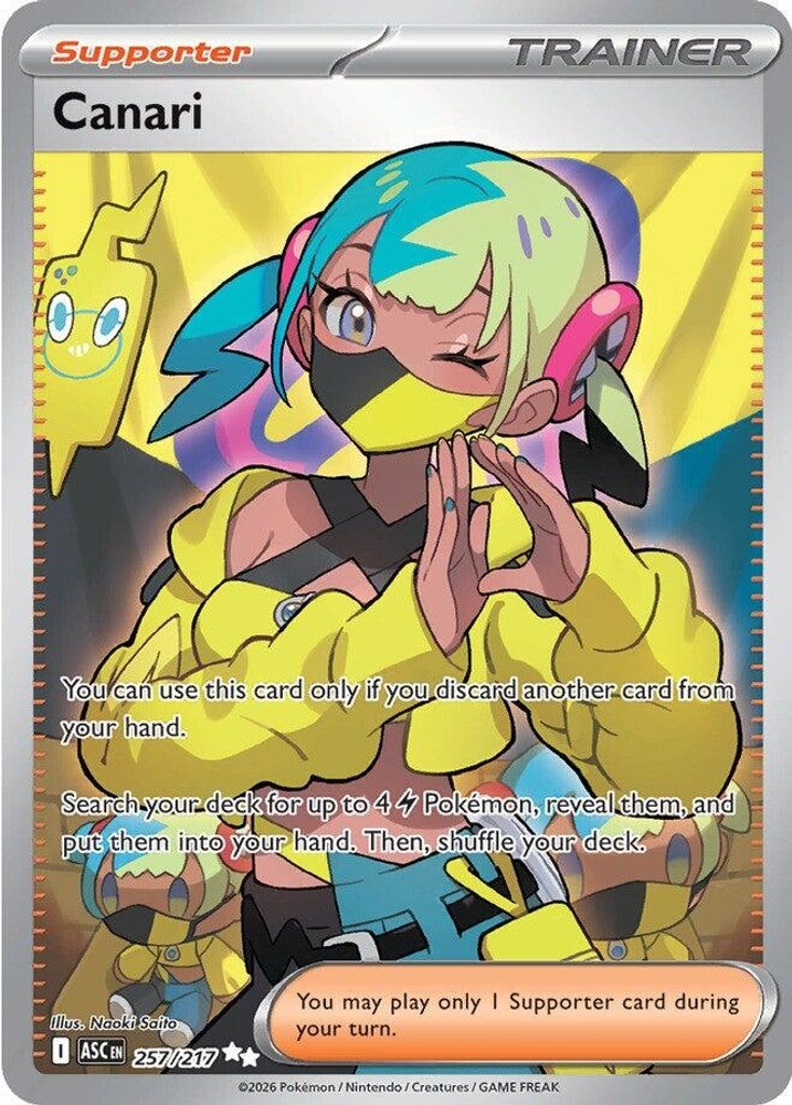 Canari Holofoil NM Ultra Rare ME: Ascended Heroes 257/217