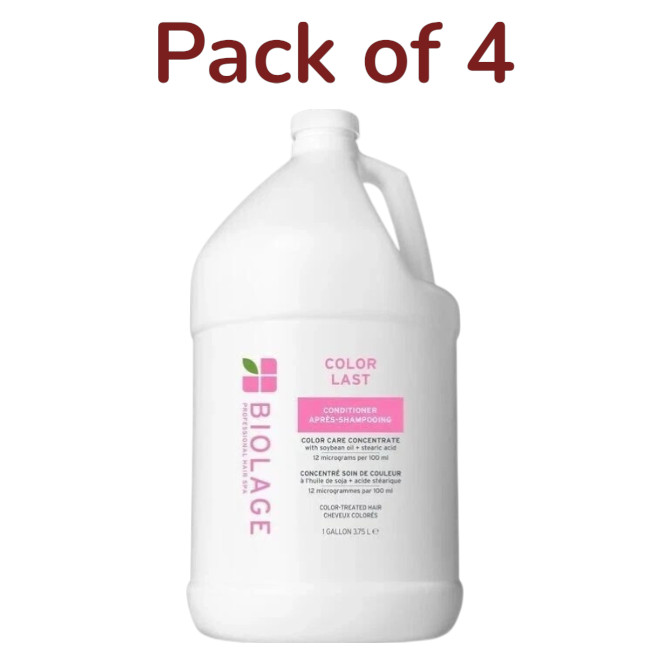 Biolage Color Last Conditioner/Color Treated Hair 128 oz 1 Gallon - 4 Pack Biolage Color Last Conditioner/Color Treated Hair 128 oz 1 Gallon - 4 Pack
