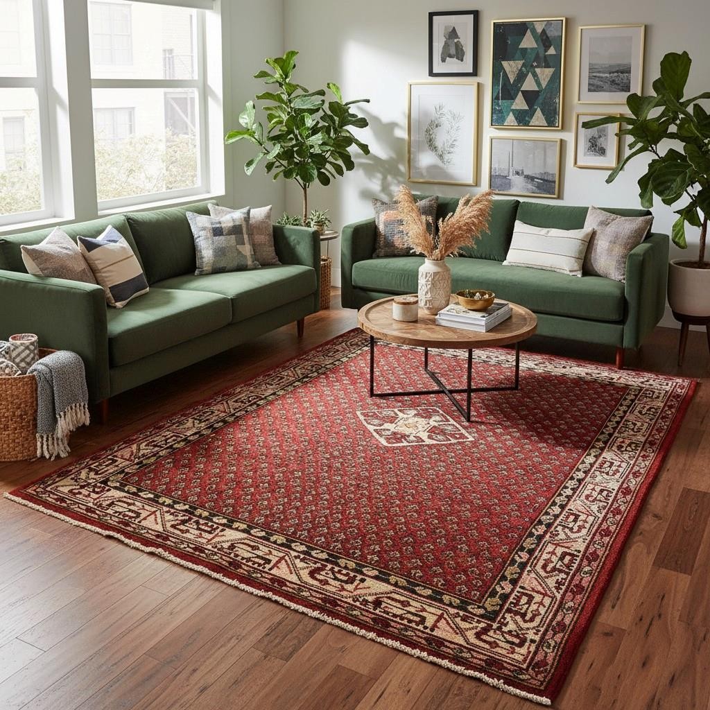 Vintage Carpet Semi Antique Hand Knotted Oriental Wool Area Rug 4 x 7 4\'2 x 6\'9
