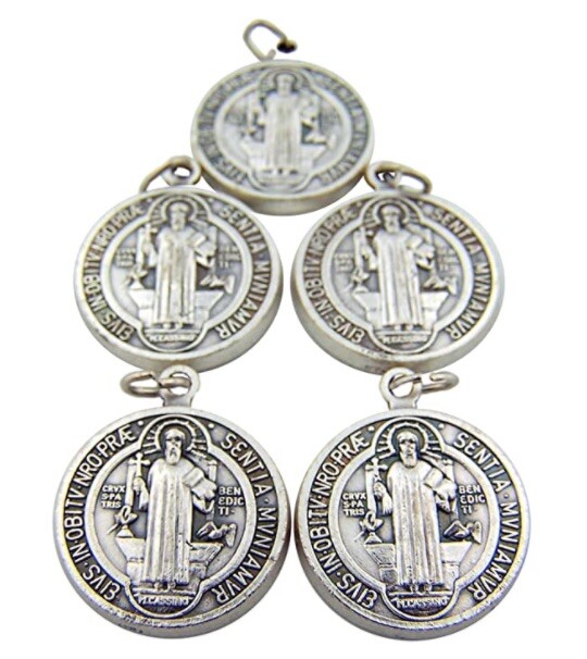 Saint St Benedict Medals Medalla De San Benito Evil Protection Charm 5pcs Saint St Benedict Medals Medalla De San Benito Evil Protection Charm 5pcs