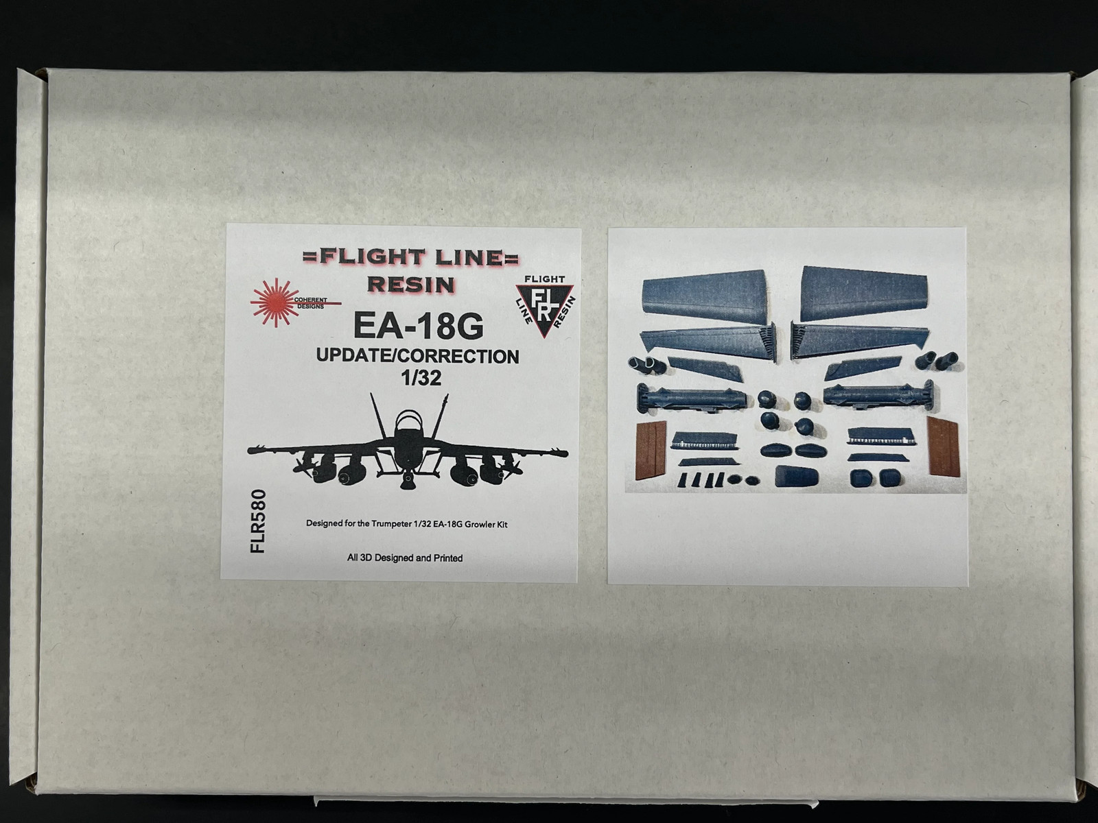Flight Line Resin FLR580 1/32 E/A-18G Growler Update Set