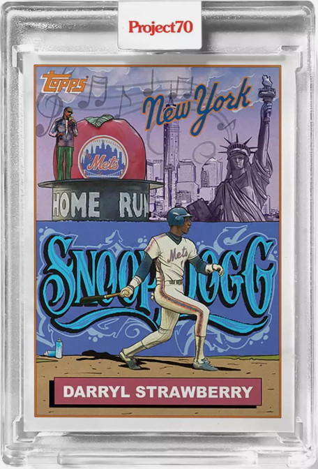 2021 Topps Project 70 Topps Baseball Darryl Strawberry by Snoop Dogg #353 2021 Topps Project 70 Topps Baseball Darryl Strawberry by Snoop Dogg #353