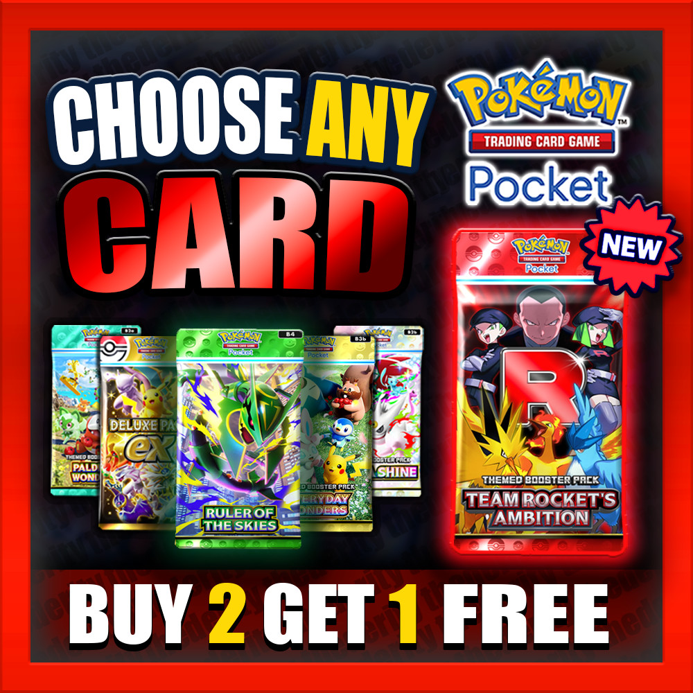 Pokemon Pocket TCG – CHOOSE Any Card – Any Rarity - Any Set – English ✅