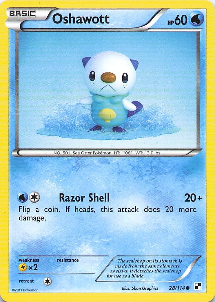 Oshawott (28) [BLW - 28/114] Near Mint