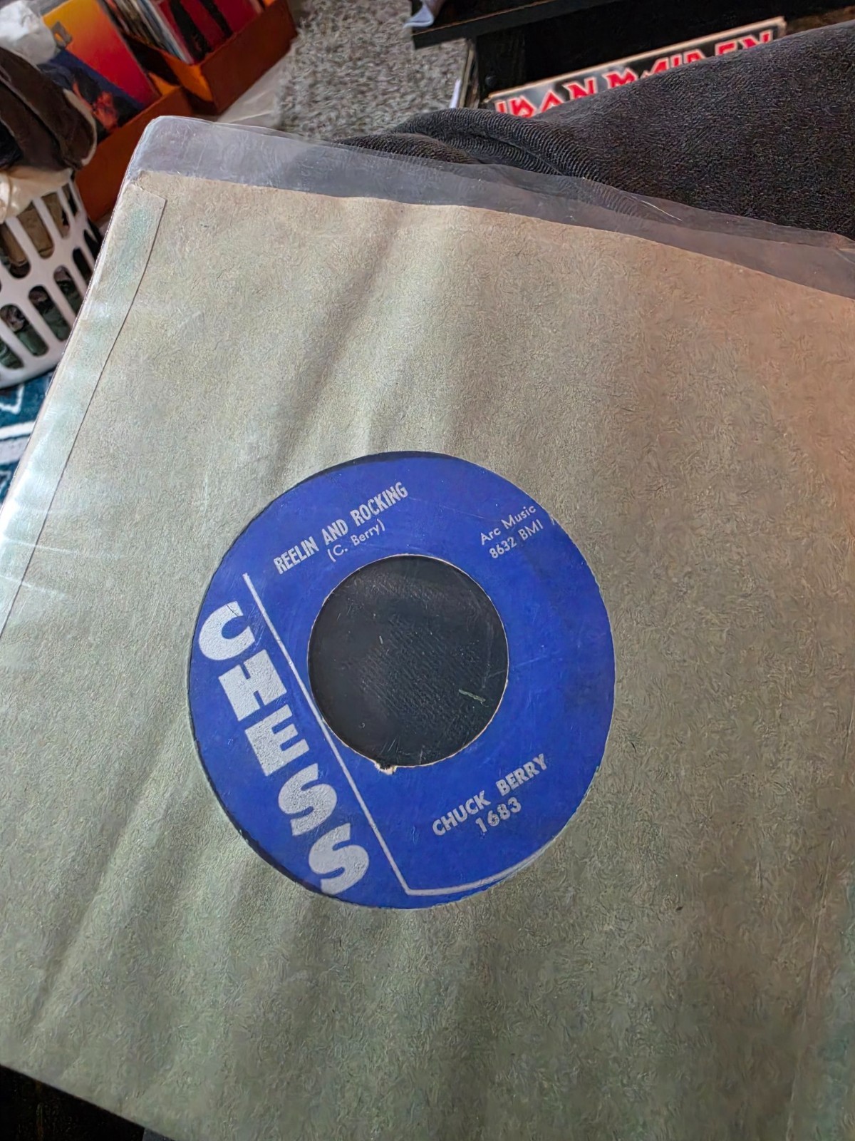 Chuck Berry Sweet Little Sixteen 45 Original 1958 Chess 1683 VG