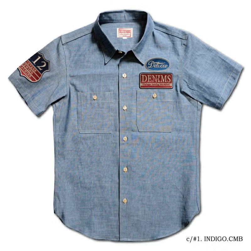 DELUXWARE WWS-33SPT SHORT WORK SHIRT Made in Japan New