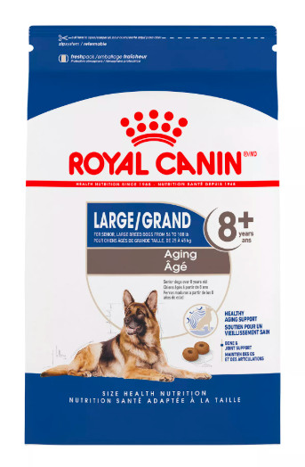 Royal Canin Size Health Nutrition Large Breed Aging 8+ Senior Dog Dry Food - 30 Royal Canin Size Health Nutrition Large Breed Aging 8+ Senior Dog Dry Food - 30