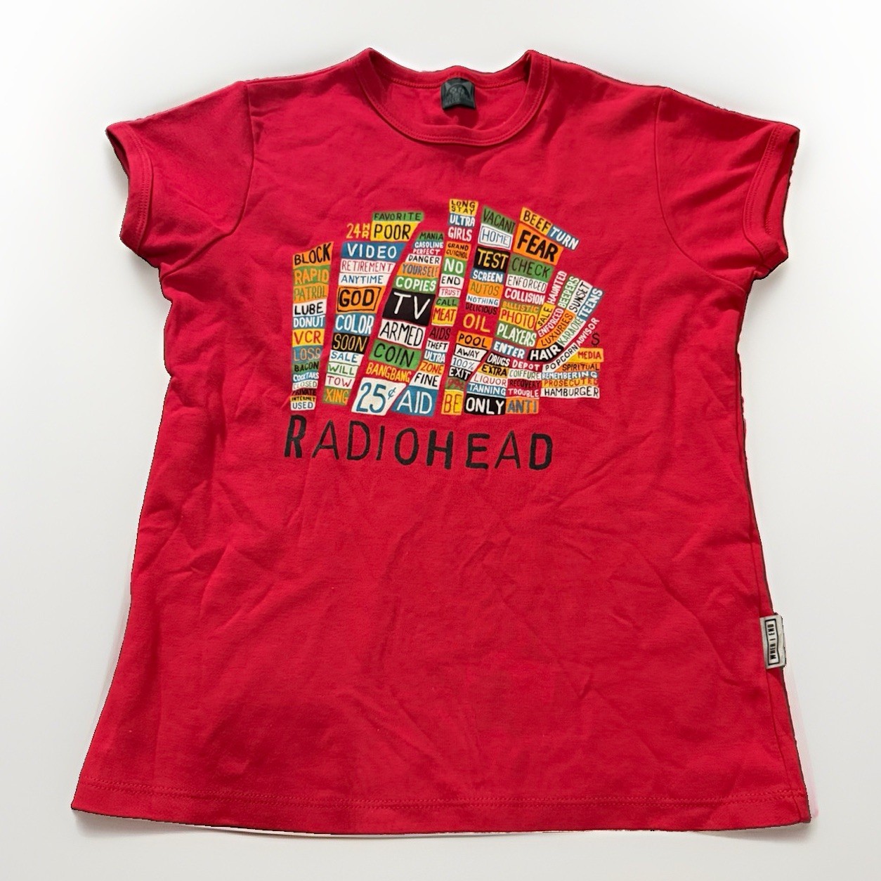 Vintage 2000s Radiohead Hail To The Thief W.A.S.T.E. Rock Band Women’s Size S