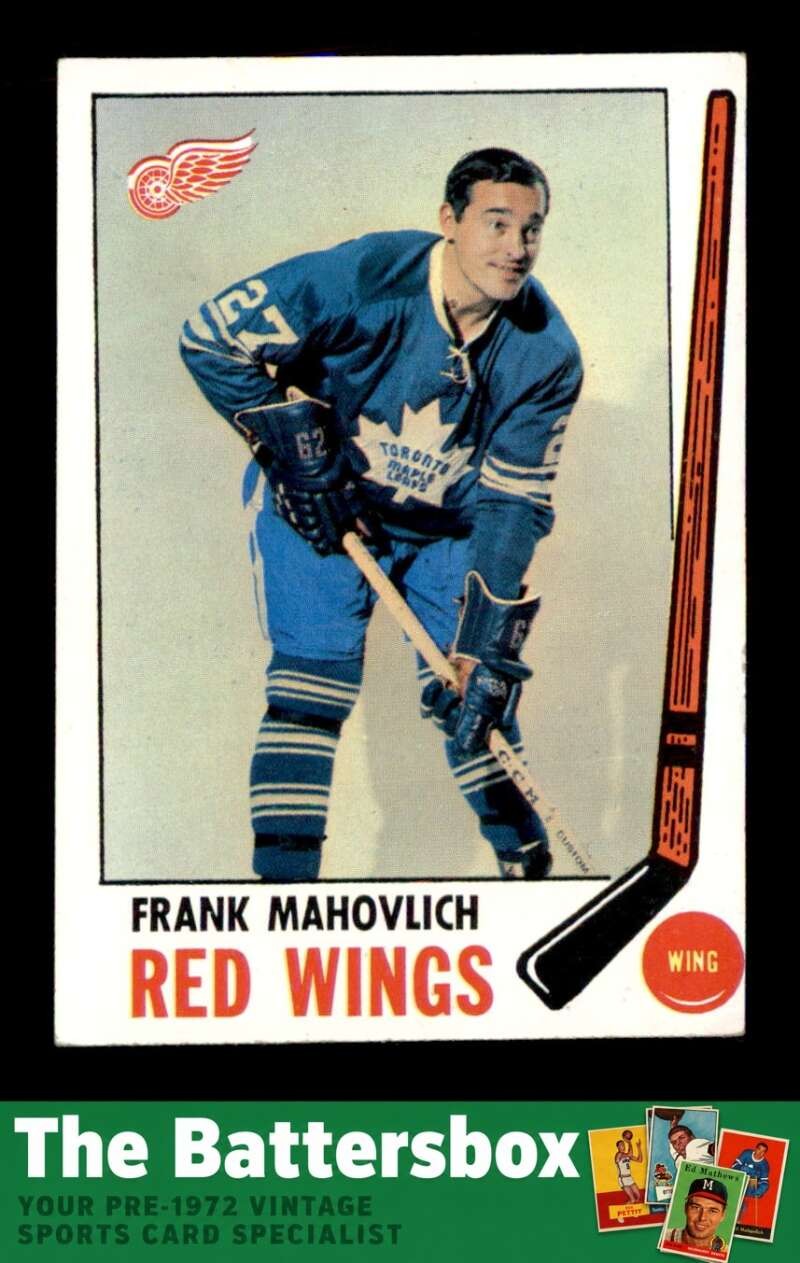 1969 Topps #62 Frank Mahovlich   VGEX X3810577