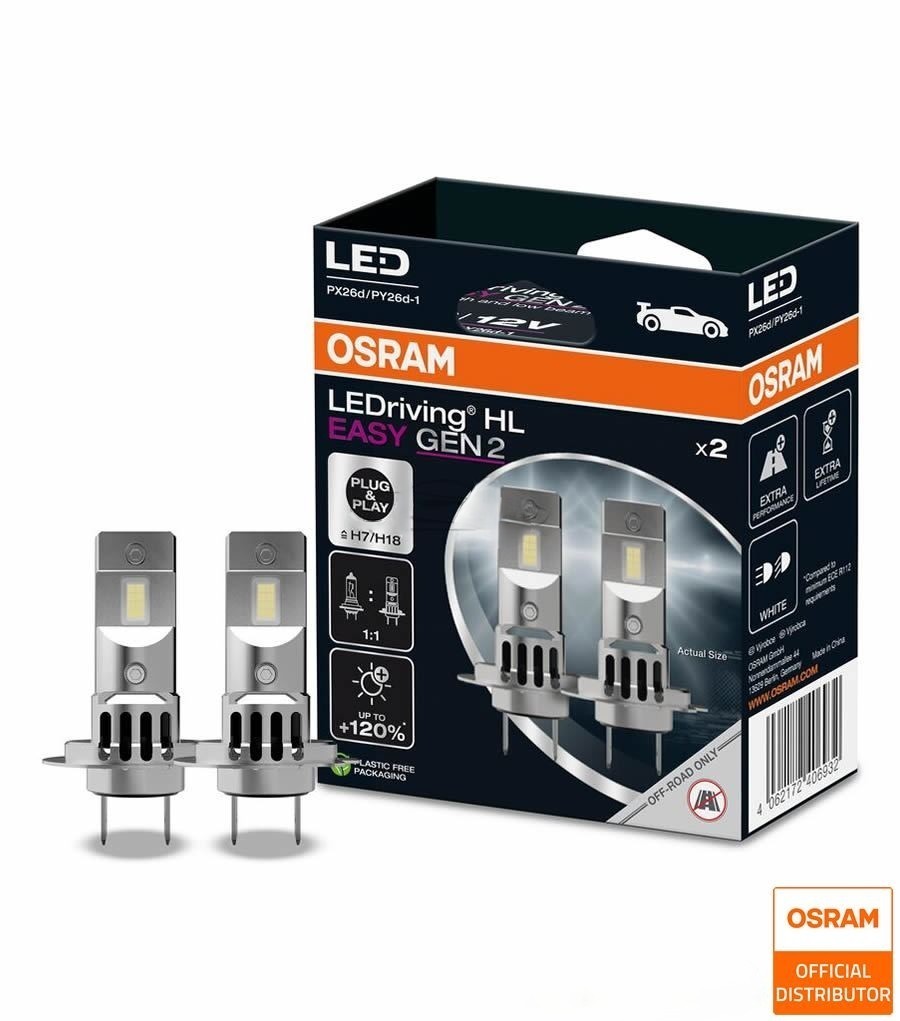 H7 OSRAM LEDriving® EASY gen2 64210DWESY-2HB H7 OSRAM LEDriving® EASY gen2 64210DWESY-2HB