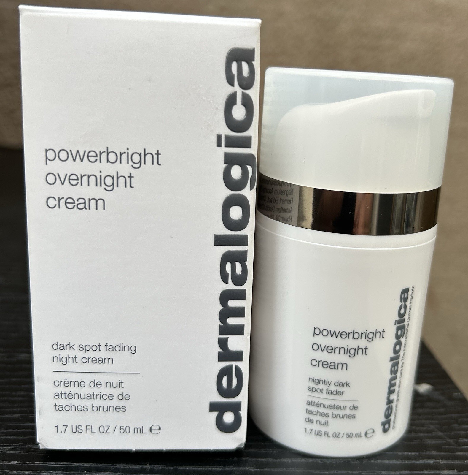 Dermalogica Powerbright Overnight Cream Dark Spot 1.7oz / 50ml New In Box Dermalogica Powerbright Overnight Cream Dark Spot 1.7oz / 50ml New In Box