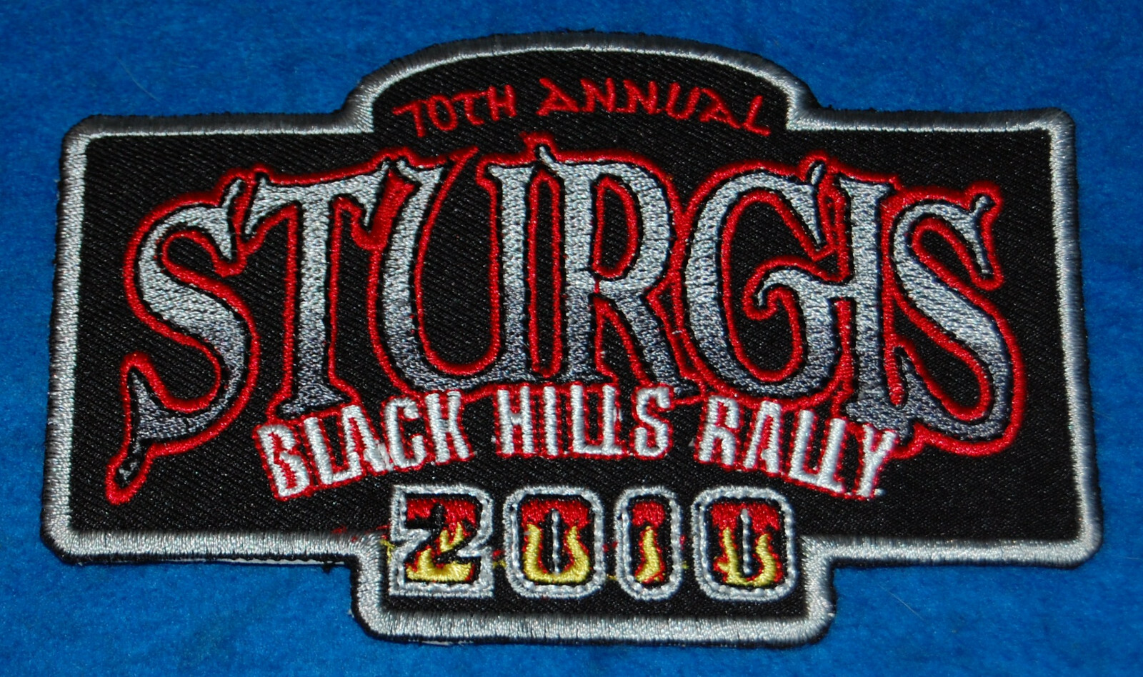 70th Annual Sturgis Black Hills Rally 2010 Embroidered Patch, New 70th Annual Sturgis Black Hills Rally 2010 Embroidered Patch, New