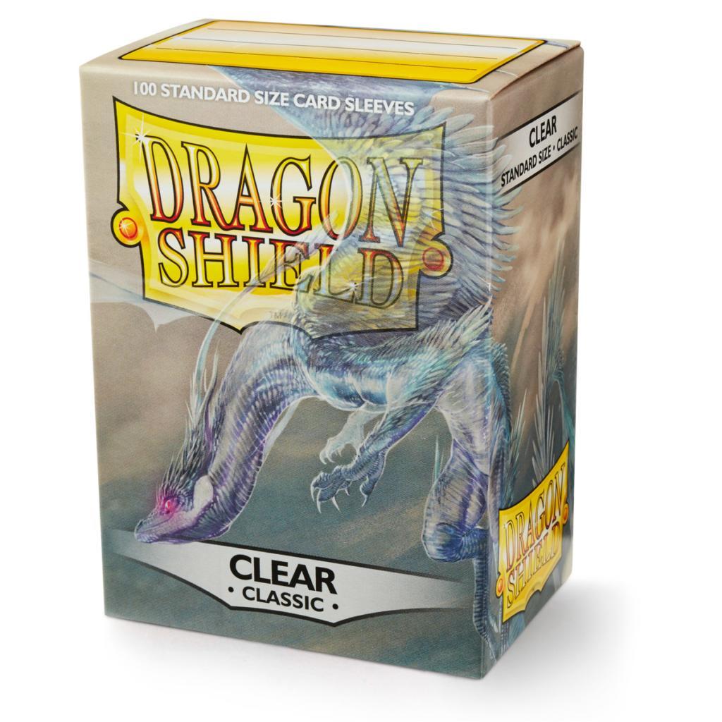 Classic Clear Case Display Dragon Shield Standard Size Sleeves - 10 Packs
