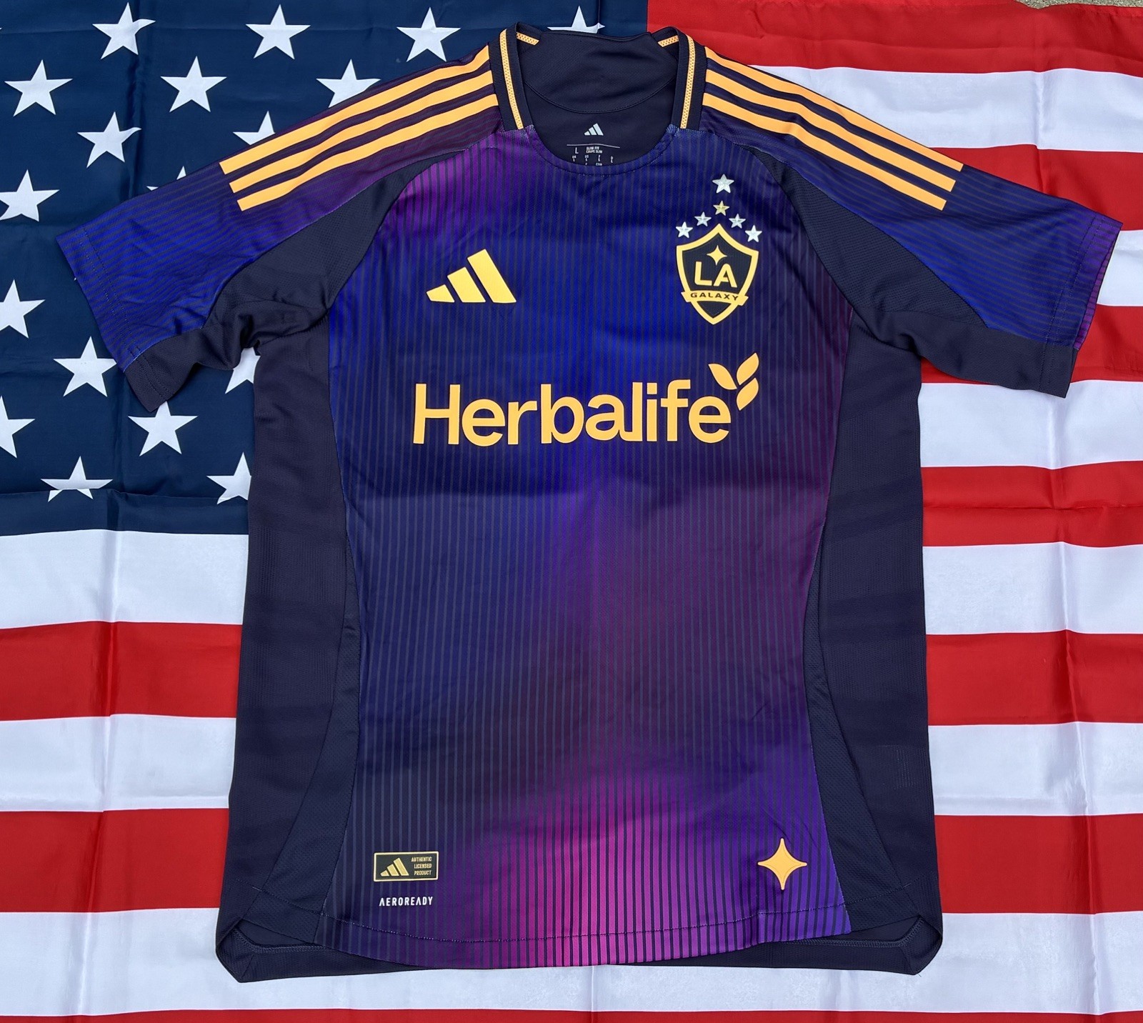 Adidas LA Galaxy Jersey Large Los Angeles Galaxy Jersey 2025 USMNT Jersey 