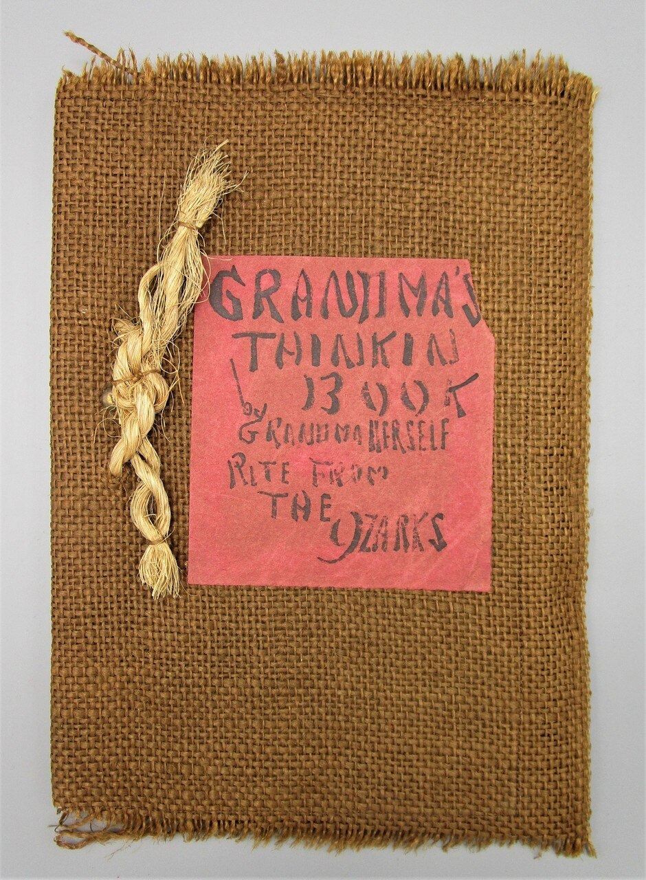 GRANDMA\'S THINKIN BOOK by Grandma Herself 1945  Poetry, Poems, Ozarks, AR, south