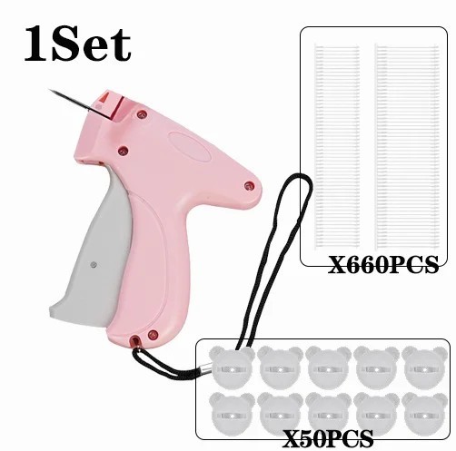 New Garment CLOTHING PRICE LABEL TAGGING TAG TAGGER GUN WITH 2000 BARBS