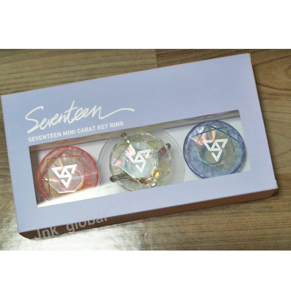 SEVENTEEN MINI CARAT KEY RING SET OFFICIAL GOODS + Free Tracking Number
